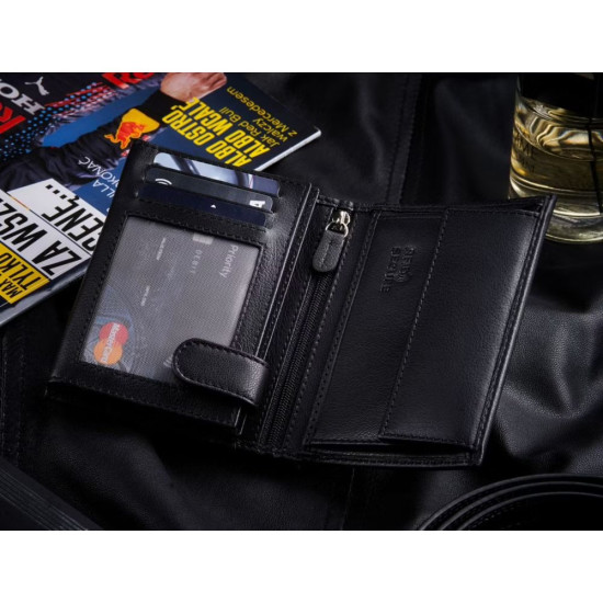 Mens genuine leather wallet Titer ZG-N4-F15 - Accessories for men Mens genuine leather wallet Titer ZG-N4-F15 Premium