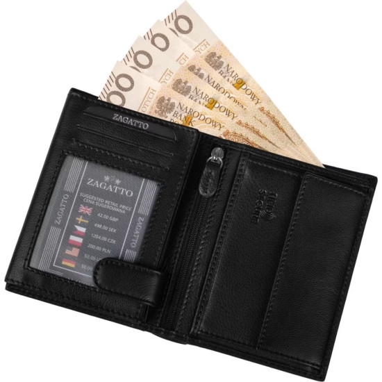 Mens genuine leather wallet Titer ZG-N4-F15 - Accessories for men Mens genuine leather wallet Titer ZG-N4-F15 Premium