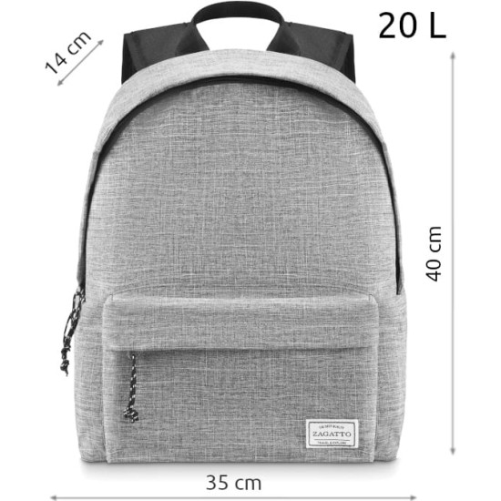 Pilka universali kuprinė Rona ZG775 - Aksesuarai vyrams Pilka universali kuprinė Rona ZG775