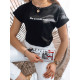 Black Mai T-shirt RY2109 - For women Black Mai T-shirt RY2109