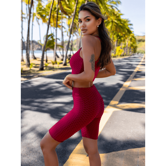 Sports suit in burgundy Somal O/22754Z - For women Sports suit in burgundy Somal O/22754Z