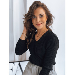 Moteriškas megztinis juodas Mira