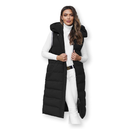 Black long waistcoat Apter JS/5M3157/392Z