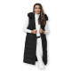 Black long waistcoat Apter JS/5M3157/392Z