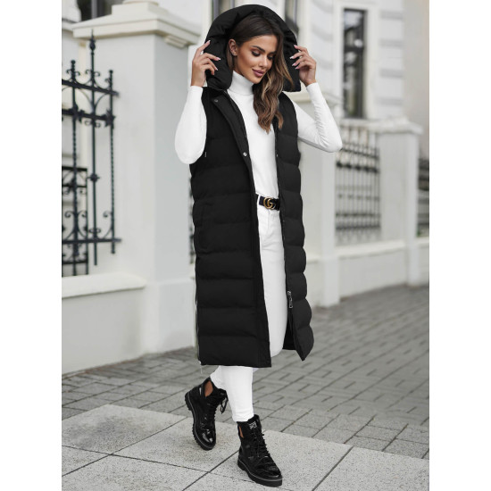 Black long waistcoat Apter JS/5M3157/392Z