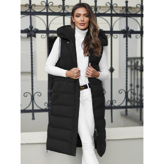 Black long waistcoat Apter JS/5M3157/392Z
