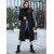 Black long waistcoat Kiket