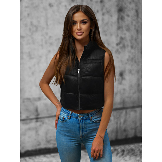 Black short waistcoat Giter JS/16M9079/392