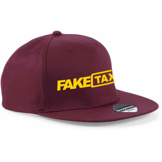 Bordo FullCap kepurė FakeTaxi PK3019 - Aksesuarai vyrams Bordo FullCap kepurė FakeTaxi PK3019
