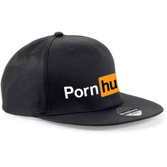 Fullcap kepurė juoda Pornhub PK3014 - Aksesuarai vyrams Fullcap kepurė juoda Pornhub PK3014