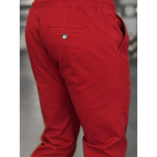 Sale: Mens burgundy pants Keni JB/JP1145/3 - Action Sale: Mens burgundy pants Keni JB/JP1145/3