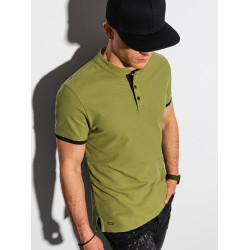 Akcija: Žalios spalvos vyriški polo marškinėliai Soleto