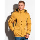 Sale Mens yellow jacket with a hood Linolo C449 - Action Sale Mens yellow jacket with a hood Linolo C449