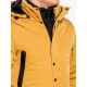 Sale Mens yellow jacket with a hood Linolo C449 - Action Sale Mens yellow jacket with a hood Linolo C449