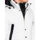 Sale Mens white jacket with a hood Linolo C449 - Action Sale Mens white jacket with a hood Linolo C449