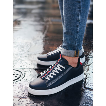 Granatowe buty męskie Komer