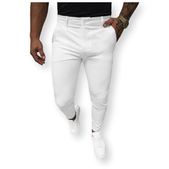 Men's trousers white Nuter O/1000Z - Trousers Men's trousers white Nuter O/1000Z