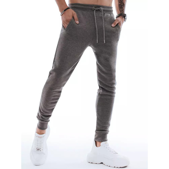 Denol mens dark gray casual pants UX3346 - Trousers Denol mens dark gray casual pants UX3346