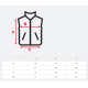 Men's black waistcoat Minel JS/MY88Z - Action Men's black waistcoat Minel JS/MY88Z