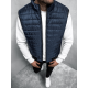 Quilted mens navy blue waistcoat Lider JS/MY77 - For men Quilted mens navy blue waistcoat Lider JS/MY77