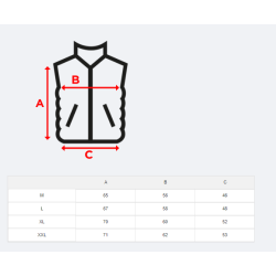 Vyriška tamsiai mėlyna liemenė Minel