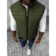 Quilted mens khaki vest Lider JS/MY77