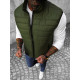 Quilted men's khaki vest Lider