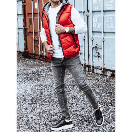Mens red Viko vest TX4241 - For men Mens red Viko vest TX4241