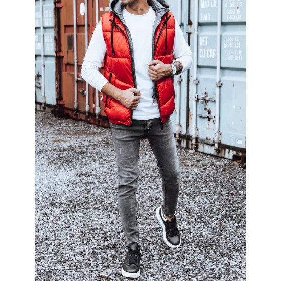 Mens red Viko vest TX4241 - For men Mens red Viko vest TX4241