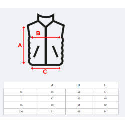 Tamsiai mėlyna liemenė su gobtuvu Naron