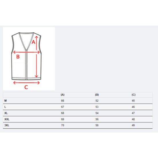 Mens red Viko vest TX4241 - For men Mens red Viko vest TX4241