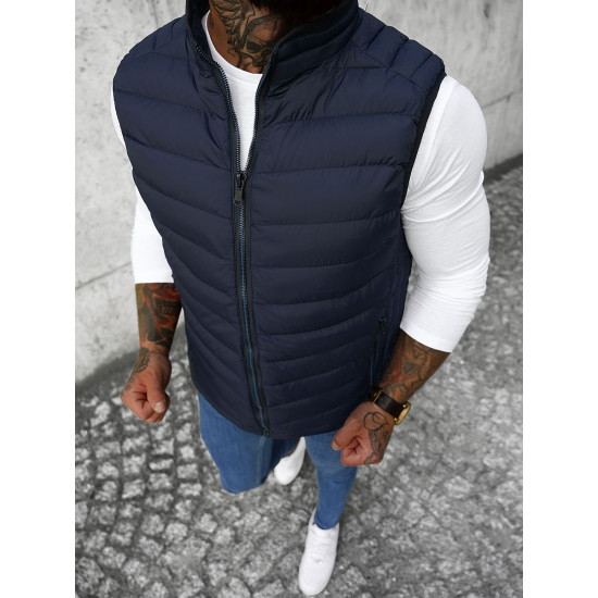 Mens dark blue vest Piko N/7133 - For men Mens dark blue vest Piko N/7133