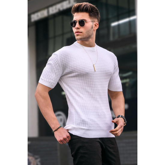 Vyriški balti marškinėliai Tamari PK5685 - Marškinėliai Vyriški balti marškinėliai Tamari PK5685 Premium