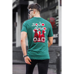 Vyriški žalios spalvos marškinėliai Squid Game