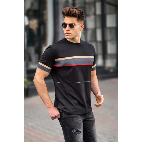 Vyriški juodi marškinėliai Geoffrey PK5372 - Vyrams Vyriški juodi marškinėliai Geoffrey PK5372 Premium