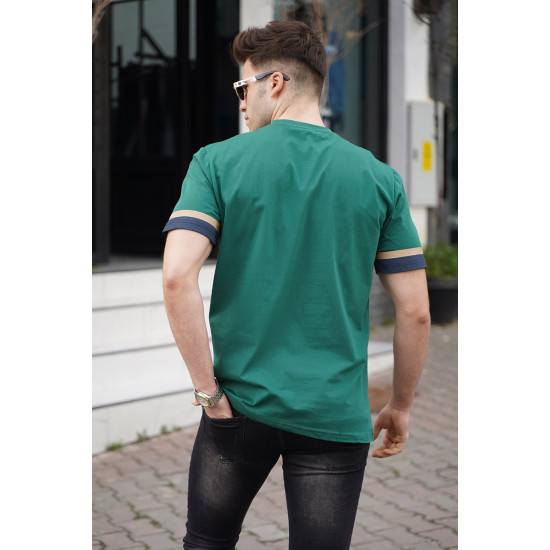 Mens green T-shirt Geoffrey PK5372 - For men Mens green T-shirt Geoffrey PK5372 Premium