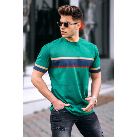 Mens green T-shirt Geoffrey PK5372 - For men Mens green T-shirt Geoffrey PK5372 Premium