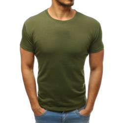 Chaki spalvos vyriški marškinėliai Lika