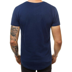 Tamsiai mėlyni vyriški marškinėliai Lika