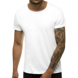 Vyriški baltos spalvos marškinėliai Belo