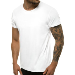 Vyriški baltos spalvos marškinėliai Belo