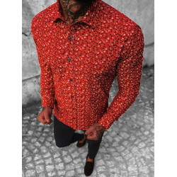Raudoni vyriški marškiniai Padol