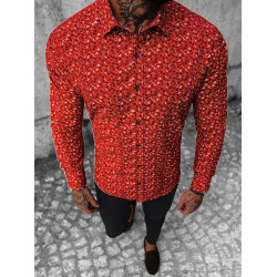 Raudoni vyriški marškiniai Padol