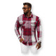 Bordeaux flanellipaita Nater NB/MC727R - Miehille Bordeaux flanellipaita Nater NB/MC727R