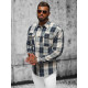 Dark blue flannel shirt Nater