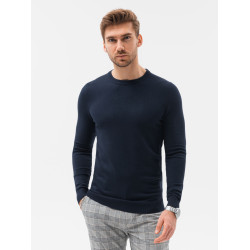 Tamsiai mėlynas vyriškas megztinis Ader