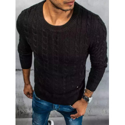 Juodas vyriškas megztinis Lomel