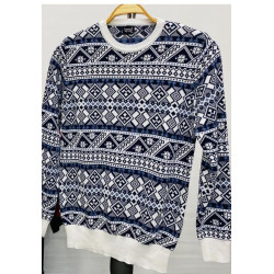 Vyriškas baltas kalėdinis megztinis Livel