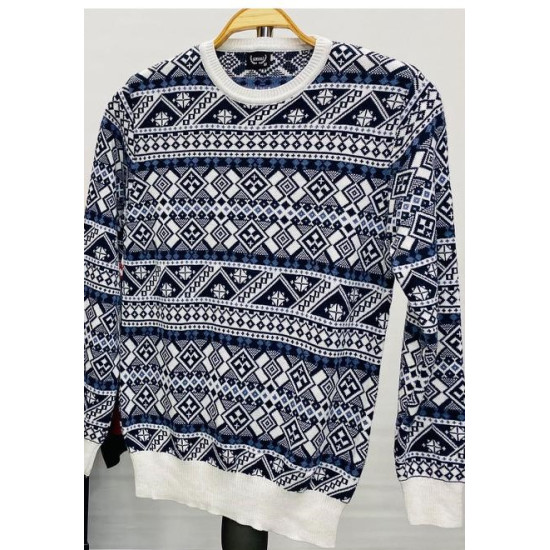 Mens white Christmas jumper Livel h2505 - For men Mens white Christmas jumper Livel h2505 Premium
