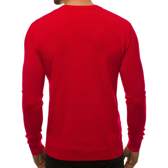 Mens red sweater Entoni TMK/YY01/6 - For men Mens red sweater Entoni TMK/YY01/6